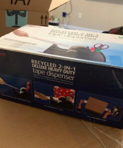 Officemate Heavy Duty Weighted 2-in-1 Tape Dispenser, Recycled,Black (96660) 28 719MI7S234L