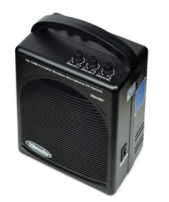 Hisonic HS120B Rechargeable & Portable PA (Public Address) System with Built-in UHF Wireless Microphone (1 Handheld +1 Belt-Pack) 10 719MZwn4G8L