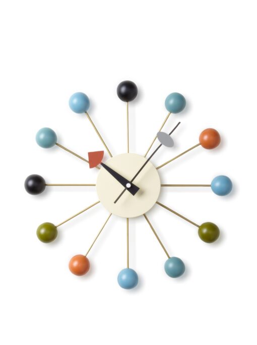 Telechron Atomic Ball Wall Clock, Multi Multicolor