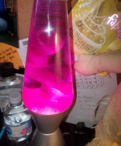 Lamp 2121 Pink/Purple 14.5" Classic Motion Lava(r) Silver, inches 34 719Oi29K0ML