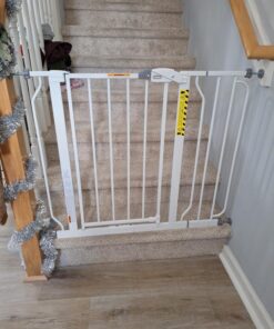 Regalo Easy Step 38.5-Inch Wide Walk Thru Baby Gate, Includes 6-Inch Extension Kit, Pressure Mount Kit, Wall Cups 38.5" Wide 34 719RGnf1NGL