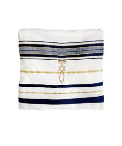 Holy Land Market New Covenant Messianic Prayer Shawl Tallit 72" X 22" with Bag, Card and Brochure From Israel 17 719ST2zR3rL