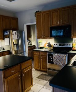 Brilliant Evolution Tap Light Push Lights 6pk w/Batteries + Remote, LED Stick On Lights Under Cabinets Battery Puck Lights with Remote - Under Counter Lighting Wireless Closet Kitchen Night Lights 6 pack (18 batteries included) 50 719T EQyaNL