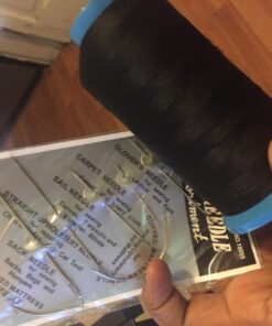 Haobase Black Bonded Nylon Sewing Thread 1500 Yard Size T70 #69 32 719T0Rg7xgL