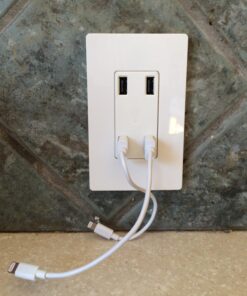 Leviton USB4P-W 4.2-Amp High Speed 4-Port USB Charger, White 12 719TAm7V25L