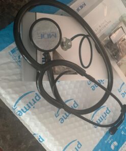 MDF® Dual Head Lightweight Stethoscope - All Black (MDF747-BO) Black (Blackout) 41 719TOVzZLZL