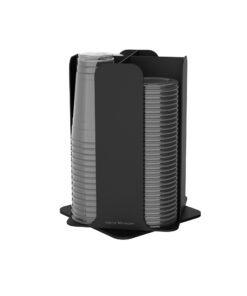 Mind Reader Lid Carousel, Countertop Org Coffee Bar, Beverage Cup Holder, Plastic, 7.75 x 12 x 7.75, Black 25 719TR6yseL 1