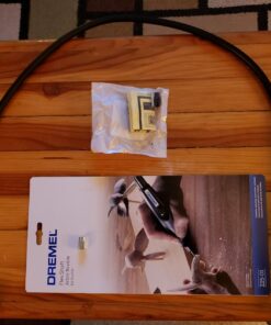 Dremel Flex Shaft Rotary Tool Attachment with Comfort Grip and 36” Long Cable - Engraver, Polisher, and Mini Sander- Ideal for Detail Metal Engraving, Wood Carving, and Jewelry Polishing ,225-02, Grey Shaft attachment 56 719UGuO9CdL