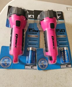 Dorcy 55 Lumen Floating Water Resistant LED Flashlight with Carabineer Clip, Pink ( 41-2509) 17 719UVGWVOBL
