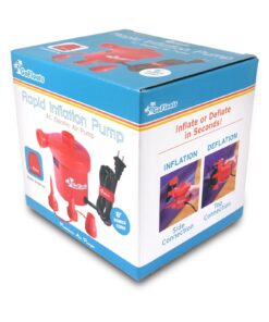 GoFloats Rapid Inflation Electric Air Pump (AC 110/120V) with Tote Bag and Raft Repair Kit 18 719UvoVQXYL