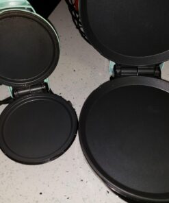 DASH 8” Express Electric Round Griddle for for Pancakes, Cookies, Burgers, Quesadillas, Eggs & other on the go Breakfast, Lunch & Snacks - Aqua 37 719V07RelL