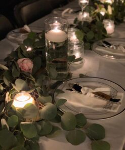 Mega Candles - Unscented 3" Floating Disc Candles - White, Set of 12 23 719VB3MAaLL