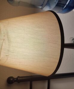 Globe Electric 12398 Set of Two 27" Table Lamps, Bronze Finish, Beige Shades Oil-Rubbed Bronze 33 719VEXXA8wL