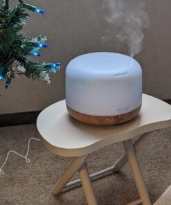 ASAKUKI 500ml Premium, Essential Oil Diffuser with Remote Control, 5 in 1 Ultrasonic Aromatherapy Fragrant Oil Humidifier Vaporizer, Timer and Auto-Off Safety Switch A-yellow 29 719VMJ7u2L