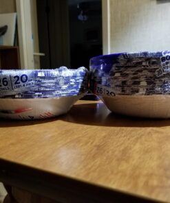 Dixie Ultra Disposable Paper Bowls, 20oz, Dinner or Lunch Size Printed Disposable Bowls, Packaging and Design May Vary, 26 Count (Pack of 6) White 30 719VaYAUAuL