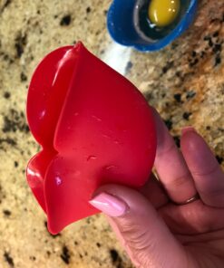 Kitzini Poached Egg Cup. Egg Coddler 4 Set. BPA Free. Microwave Egg Poacher. Nonstick Egg Pod Perfect Silicone Egg Poacher. Easy to Use & Clean. No Mess. 4 Silicone Egg Molds. Dishwasher Safe 4 Pack 41 719VsfH2bKL