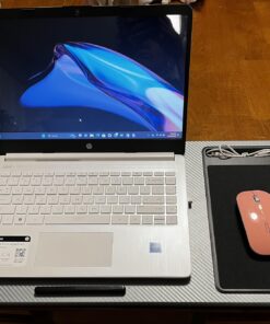 LAPGEAR Home Office Lap Desk with Device Ledge, Mouse Pad, and Phone Holder - Silver Carbon - Fits up to 15.6 Inch Laptops - Style No. 91585 34 719WOJRHS9L