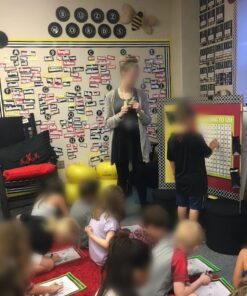 Learning Resources Write and Wipe Pockets, 5 Colorful Classroom Dry Erase Pockets, Ages 3+ 18 719WaqlCdL