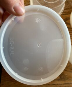 Glotoch 24 Pack 16 oz. (2 Cups) Plastic Food and Drink Storage Containers Set with Lids - Microwave, Freezer & Dishwasher Safe Eco-Friendly, BPA-Free, Reusable & Stackable 16 oz. - 24 Sets 37 719XHnm 4L 3