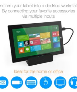 SABRENT Universal Docking Station with Stand for Tablets and Notebooks Supports PC (DS-RICA) 36 719Y tSNbkL