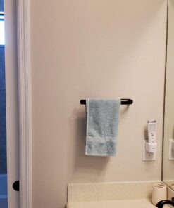 ELLO&ALLO Oil Rubbed Bronze Towel Bars for Bathroom Accessories Wall Mounted Towel Holder, Rust Protection 12.4"x4.2"x2.1" 29 719YLQOn6SL