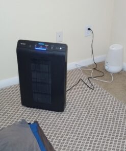 Winix 5500-2 Air Purifier with True HEPA, PlasmaWave and Odor Reducing Washable AOC Carbon Filter Medium , Charcoal Gray 56 719Z1 wd72L