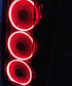 Cooler Master RR-212L-16PR-R1 Hyper 212 LED CPU Cooler with PWM Fan, Four Direct Contact Heat Pipes, Unique Blade Design and Red LEDs 45 719ZK3kPK0L
