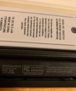 AcuRite Wireless Indoor Outdoor Temperature and Humidity Sensor (06002M) , white 06002m / 592txr Temperature & Humidity Add-on 29 719aHrRDBeL