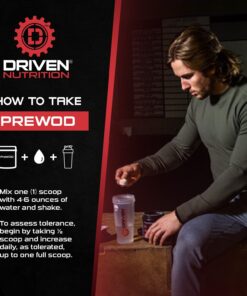 Driven PREWOD Energy Matrix, 50 Servings - Pre-Workout Supplement with Caffeine & Beta-Alanine - Energy, Focus, Strength, & Endurance for High-Intensity Training & Weight Lifting - Cherry Lime Cherry Lime For Time 10.9 Ounce (Pack of 1) 15 719aRbdHcxL