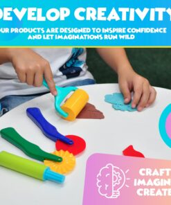 Clay and Dough Tools Six Piece Set - Ages 3 & Up DIMROM (6pcs) 6pcs 14 719agxf ATL