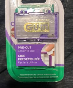 GUM - 723RQC Orthodontic Wax with Vitamin E and Aloe Vera, For Braces, Wires & Partial Dentures Unflavored 1 ct 17 719bVhKivFL