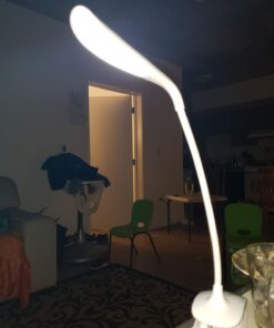 Raniaco Led Clip Reading Book Light Daylight 16 LEDs USB Rechargeable Reading Lamp-3 Brightness,Touch Switch Bedside Book Light with Good Eye Protection Brightness (White) 40 719cNGaUbtL