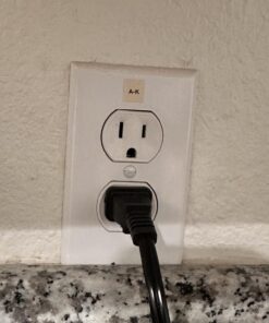 Sleek Socket - The Original & Patented Ultra-Thin Outlet Concealer with Cord Concealer Kit, 3 Outlet, 3-Foot Cord, Universal Size, UL Certified (Ideal for Kitchens, Small Spots & Behind Furniture) 3 ft Flagship 40 719donEoy8L 1