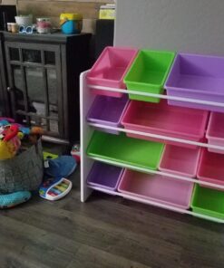 HoneyCanDo Kids Toy Storage Organizer With Bins, Pastel 33 719ebJhnvIL