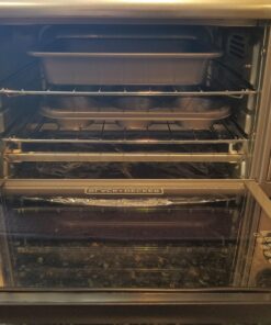 Ecolution EIOGY-1204 Toaster Oven Bakeware 4Piece Set | Nonstick Heavy Duty Carbon Steel,Gray Gray 45 719eeFupgcL