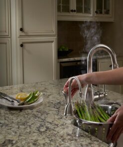 InSinkErator H-Wave-SN Involve Wave Instant Hot Water Dispenser System with Stainless Steel Tank, Satin Nickel Hot Only 18 719fGgJEmwL