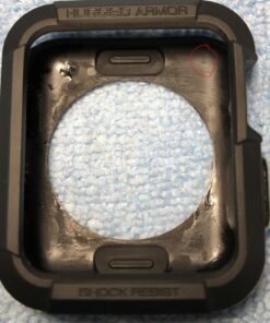 Spigen Rugged Armor Designed for Apple Watch Case for 42mm Series 3/Series 2/1/Original (2015) - Black 59 719fSqi3qSL