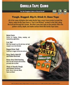 Gorilla Camo Duct Tape, 1.88" x 9 yd,(Pack of 6) 6 - Pack 7 719fZzHWt1L
