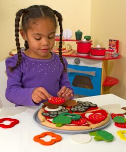 Melissa & Doug Felt Food Mix 'n Match Pizza Play Food Set (42 pcs) - Felt Pizza Play Set For Kids Kitchen, Pretend Play Pizza, Felt Pizza Toy For Toddlers And Kids Ages 2+ 25 719hCKvM bL