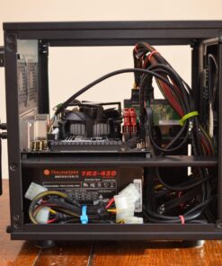 Thermaltake Core V1 SPCC Mini ITX Cube Gaming Computer Case Chassis, Interchangeable Side Panels, Black Edition, CA-1B8-00S1WN-00 145 719hiwLvwxL