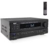 Pyle Wireless Bluetooth Power Amplifier System-420W 5.1 Channel Home Theater Surround Sound Audio Stereo Receiver Box w/RCA,AUX,Mic w/Echo,Remote,Support HDMI-For Subwoofer Speaker-Pyle PT588AB 4 719hjZ4rGRL