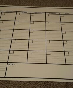 Large Dry Erase Calendar for Wall | Large Wall Calendar Dry Erase Monthly | 1M 17x26, 24x36, 36x48, & 3M 40x17 | Dry Erase Calendar Board for Wall | Whiteboard Calendar | Calendar Whiteboard | White Large (36" * 48") 29 719hphQe8L