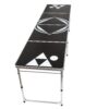 8' Beer Pong Table - Lightweight & Portable with Carrying Handles by Red Cup Pong (Black) 36 719huWKbUmL