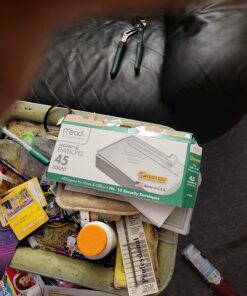 Mead #10 Envelopes, Security Printed Lining for Privacy, Press-It Seal-It Self Adhesive Closure, All-Purpose 20-lb Paper, 4-1/8" x 9-1/2", White, 45 per Box (75026) 45 Envelopes 22 719i1SsSdbL