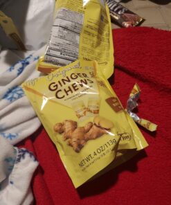 Prince of Peace Original Ginger Chews, 4 oz. – Candied Ginger – Natural Candy Pack – 2 Pack 4 Ounce (Pack of 2) 29 719iIz0TE7L