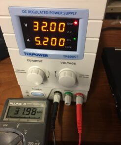 Tekpower TP3005T Variable Linear DC Power Supply, 0-30V @ 0-5A with Alligator Test Leads (110V Input) 38 719j7cgr2PL