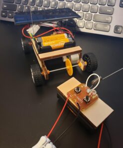 Pica Toys Solar-Powered Car V1, Wooden STEM Kit with Wireless Remote Control for Boys and Girls, Hybrid Powered by Solar Power and Batteries, Educational Motor Toy Gift for Kids Aged 8-12 Classic 41 719kGP1Hg0L