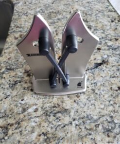 Official As Seen On TV Bavarian Edge Kitchen Knife Sharpener by BulbHead, Sharpens, Hones, & Polishes Serrated, Beveled, Standard Blades 39 719kMIaLS2L