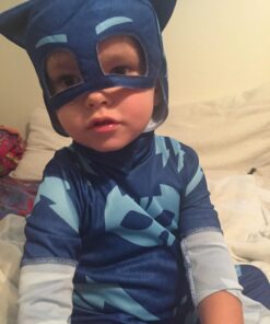 Disguise Catboy Costume for Kids, Official PJ Masks Costume Jumpsuit Medium (3T-4T) 33 719kslx39PL