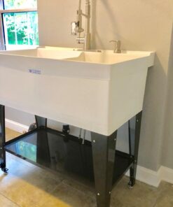 Mustee 27F Double Bowl Laundry Tub 5 719nYBGa12L